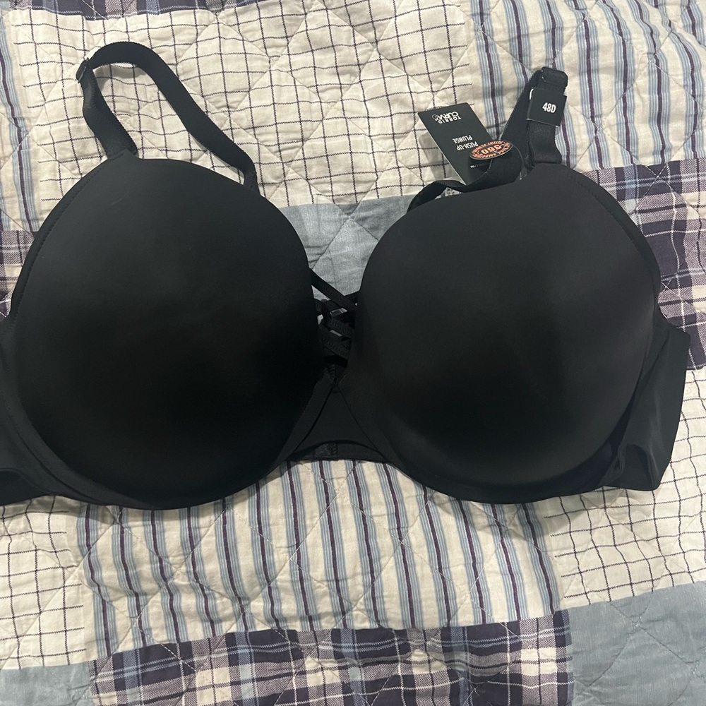 Torrid Curve Push Up Plunge Bra, Sz 48D